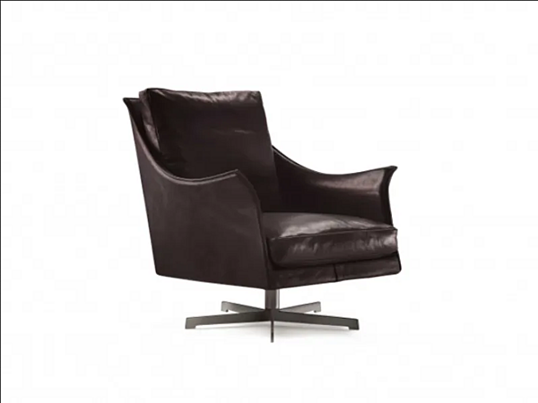Drehstuhl mit Armlehnen und 5-Speichen-Basis FLEXFORM Boss Fabrik FLEXFORM aus Italien. Foto №1