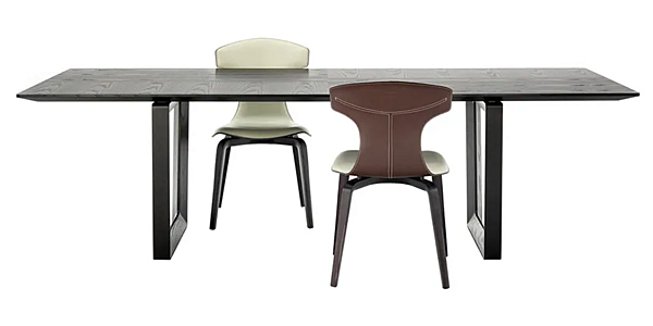 Rechteckiger Esstisch aus Massivholz Bolero POLTRONA FRAU Fabrik POLTRONA FRAU aus Italien. Foto №6