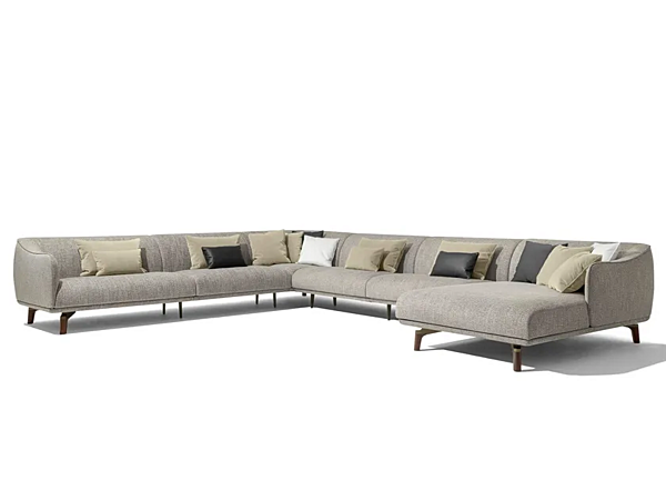 Ecksofa aus Stoff mit Chaiselongue GIORGETTI DRIVE Fabrik GIORGETTI aus Italien. Foto №1