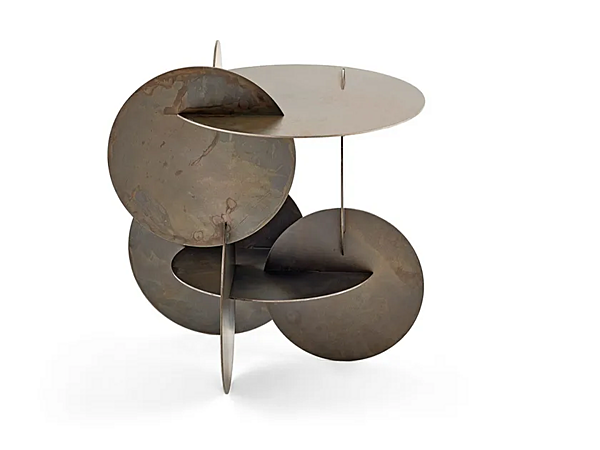 Metallkaffee Tisch Monete Gallotti Radice Fabrik Gallotti & Radice aus Italien. Foto №2