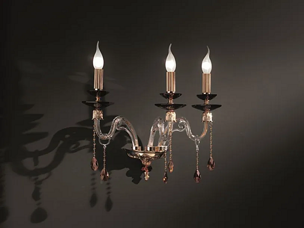 Wandleuchte mit Swarovski Kristallen Elsa Sonderedition A3 Euroluce Lampadari Fabrik EUROLUCE LAMPADARi aus Italien. Foto №1