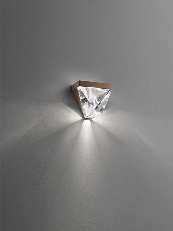Wandleuchte aus Kristall mit LED Fabbian Tripla Fabrik Fabbian aus Italien. Foto №3