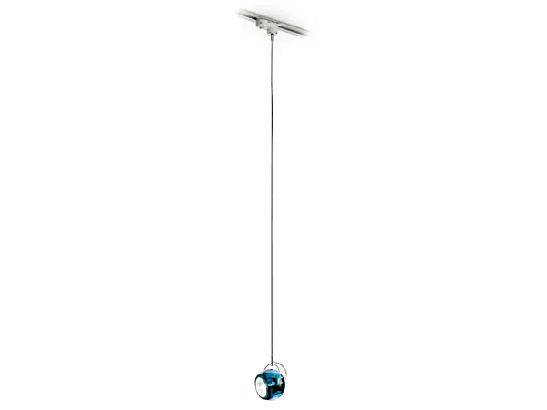 Chromierter Tracklight in Beluga-Farbe Fabbian Fabrik Fabbian aus Italien. Foto №2