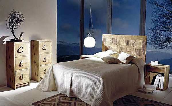 Bett NATUR DESIGN (FRANCO MARIO) NDL3 Fabrik NATURE DESIGN  (FRANCO MARIO) aus Italien. Foto №1