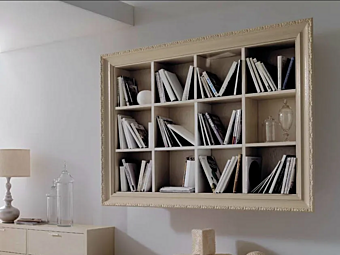 Schwebendes Bücherregal aus Holz GRETA CORTEZARI 574