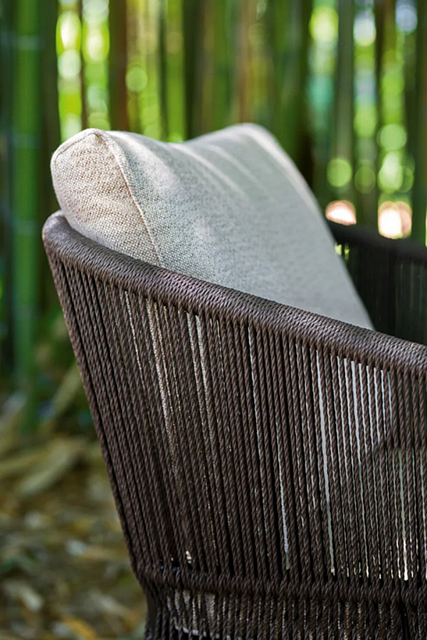 Gartenarmchair mit Armlehnen aus synthetischen Fasern VARASCHIN Cricket 2995, 2995A Fabrik VARASCHIN aus Italien. Foto №14