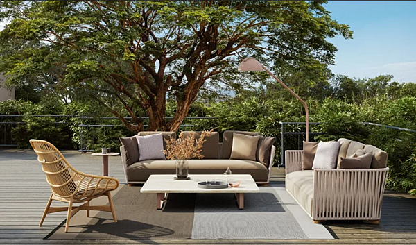 Dreisitzer Gartensofa aus Stoff KETTAL Grand Bitta KS7003200 Fabrik KETTAL aus Italien. Foto №2
