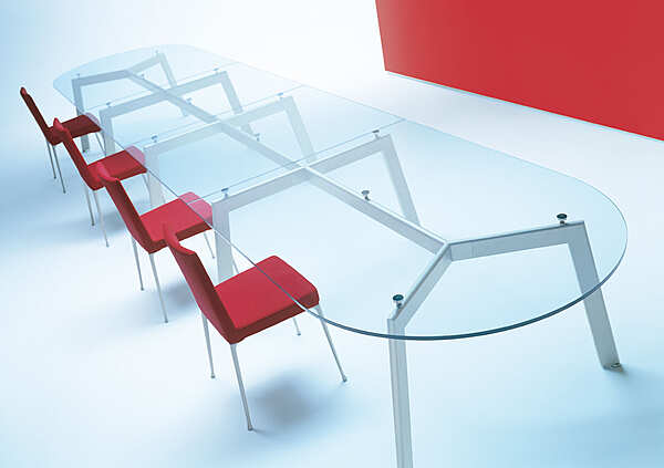 Tisch DESALTO Link 499 - modular tables D158 Fabrik DESALTO aus Italien. Foto №5