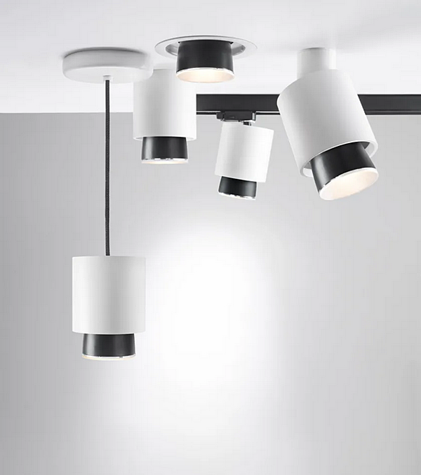 LED Pendelleuchte aus Glas Fabbian Claque F43 Fabrik Fabbian aus Italien. Foto №5