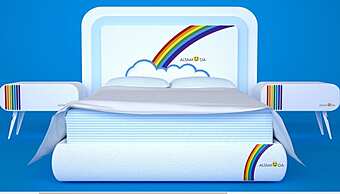 Bett ALTA MODA Rainbow 01