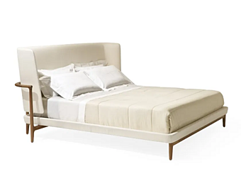 Doppelbett mit gepolstertem Kopfteil GIORGETTI Pegaso