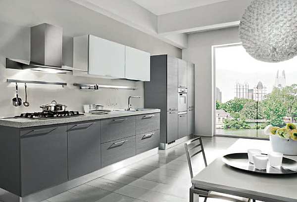 Küche HOME CUCINE frontali grigio cielo Fabrik HOME CUCINE aus Italien. Foto №2
