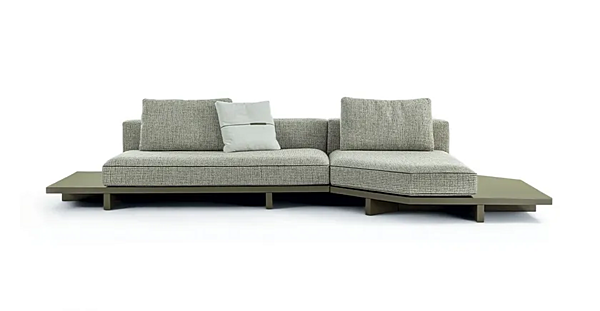 Ecksofa aus Stoff mit obitener Rückenlehne Frigerio VIEW Fabrik Frigerio aus Italien. Foto №12