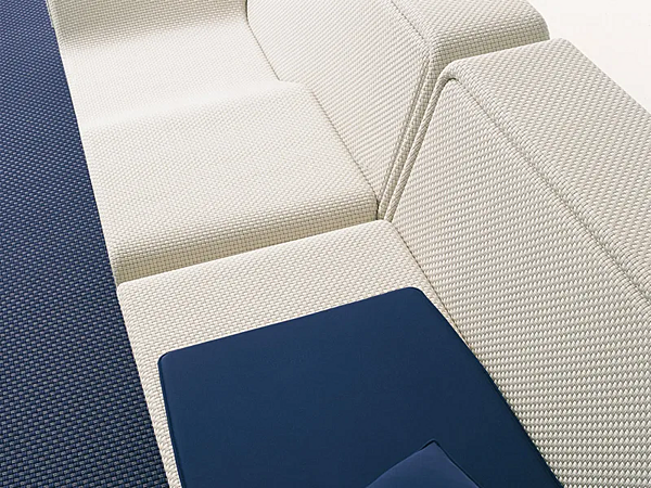 Gartenliege mit gepolsterter Rückenlehne aus Stoff PAOLA LENTI Island Fabrik PAOLA LENTI aus Italien. Foto №5