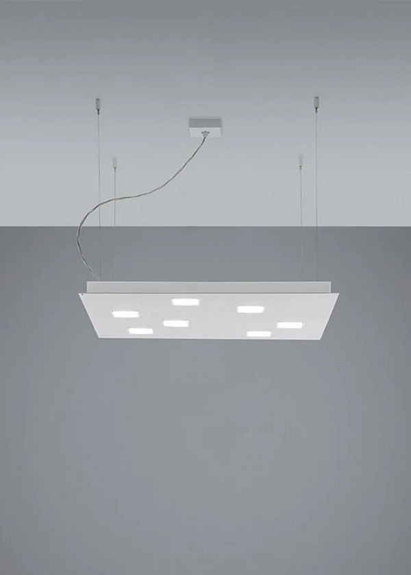 LED Pendelleuchte aus Aluminium Fabbian Quarter Fabrik Fabbian aus Italien. Foto №2