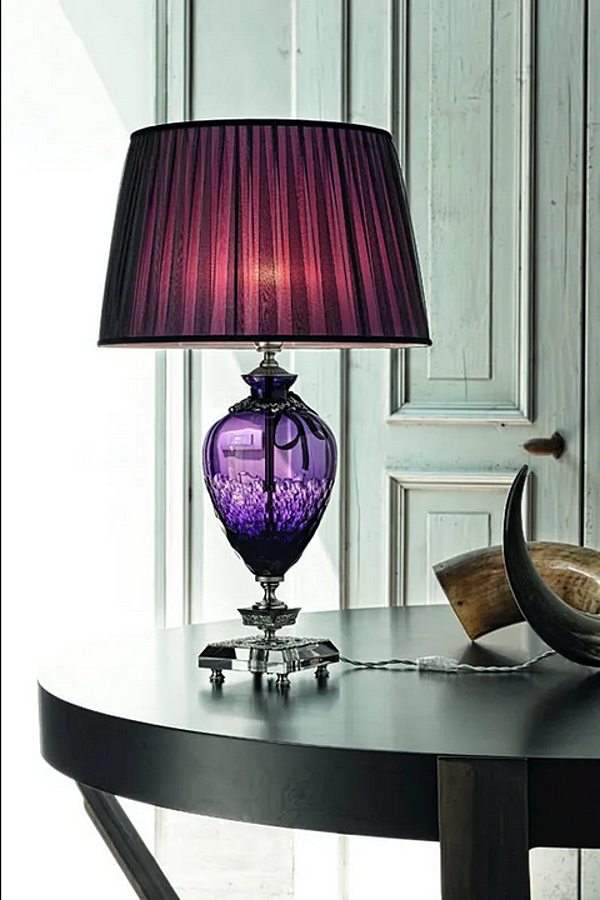 Tischlampe aus Glas Coco Euroluce Lampadari Fabrik EUROLUCE LAMPADARi aus Italien. Foto №2
