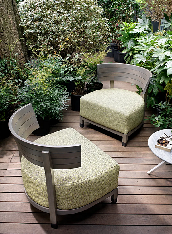 Gartenstuhl mit abnehmbarem Bezug aus Stoff FLEXFORM THOMAS Fabrik FLEXFORM aus Italien. Foto №5