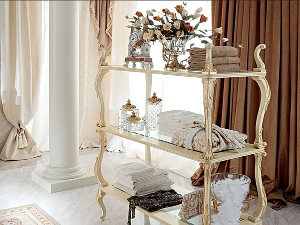 Offenes Badezimmerregal aus Holz Modenese Luxury Interiors 13628 Fabrik MODENESE GASTONE aus Italien. Foto №1