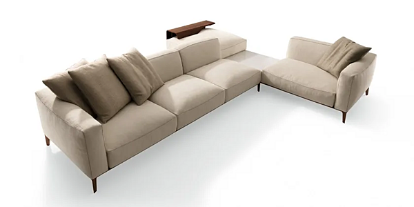 Quadratischer Stoffpouf GIORGETTI Aton Fabrik GIORGETTI aus Italien. Foto №2