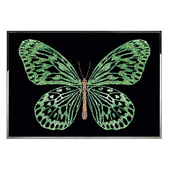 Panel, Bild Green Butterfly