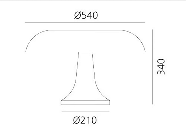 Tischlampe aus ABS Nesso Artemide 0056050A, 0056010A Fabrik Artemide aus Italien. Foto №8