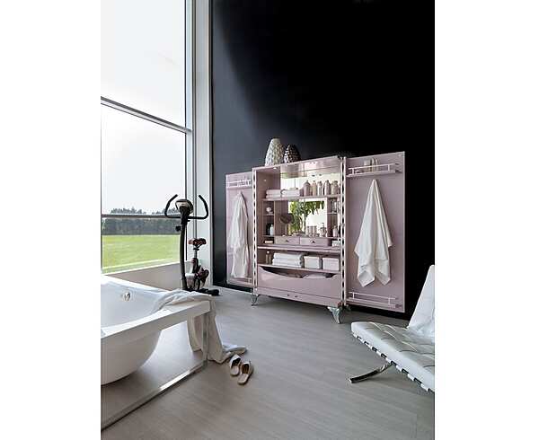 Badezimmer Aufbewahrungsschrank mit Türen aus Holz Bizzotto Italia Diamond Fabrik Bizzotto Italia aus Italien. Foto №4