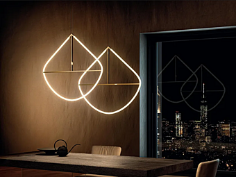 LED Pendelleuchte aus Messing LAGO CHIC 2616 LED Pendelleuchte aus Messing LAGO CHIC 2616 Fabrik LAGO aus Italien
