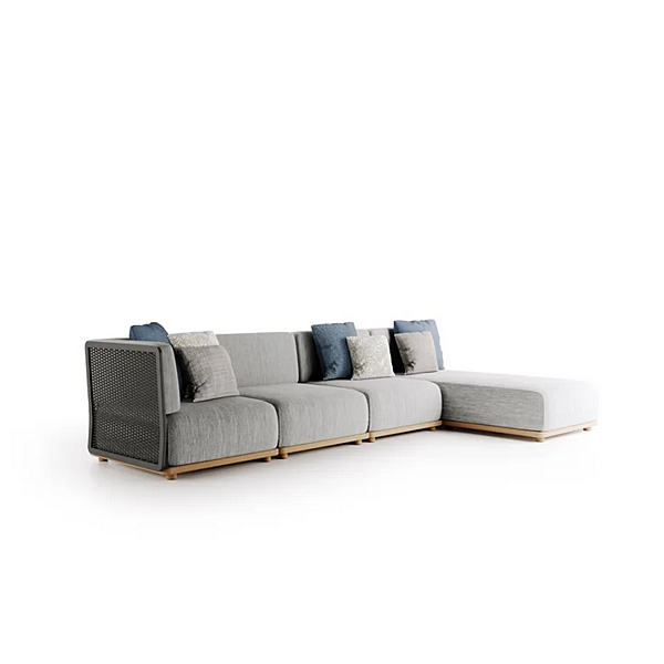 Modularer Gartensofa für 4 Personen aus Stoff Atmosphera Switch Fabrik ATMOSPHERA aus Italien. Foto №12