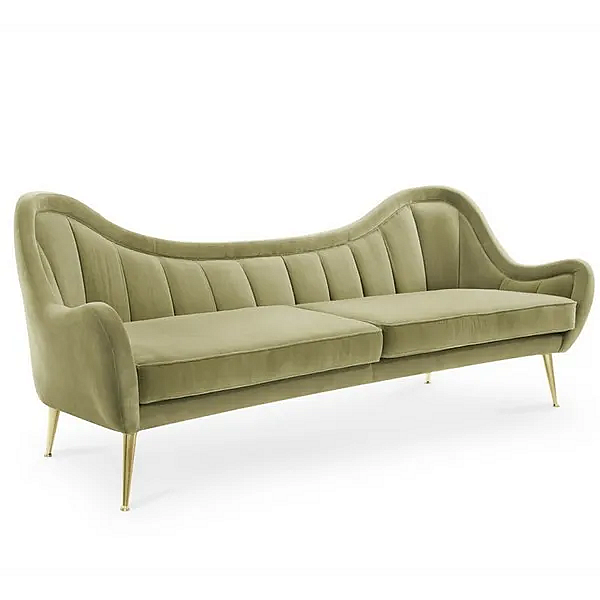 Dreisitzer Sofa aus Samt BRABBU Hermes Fabrik BRABBU aus Italien. Foto №3