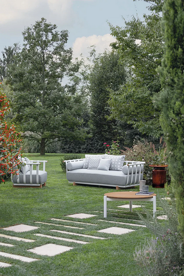 3-sitziges Gartensofa aus Stoff Portofino Atmosphera Fabrik ATMOSPHERA aus Italien. Foto №16