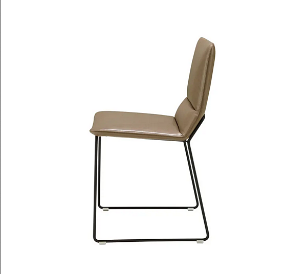 Sledstuhl aus Leder mit abnehmbarem Bezug Bendchair LIGNE ROSET 10260900 Fabrik LIGNE ROSET aus Italien. Foto №3