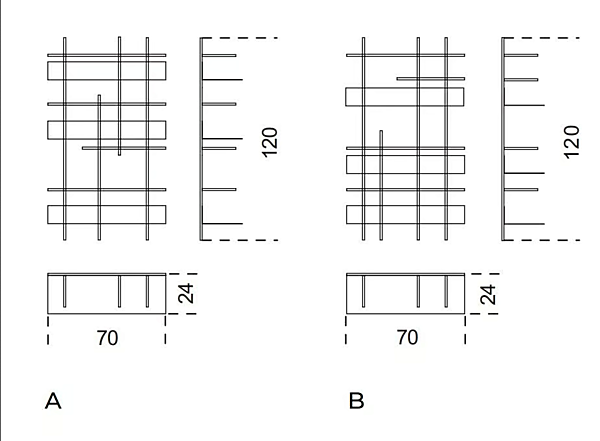 Wandregal aus Kupfer Navigli Gallotti&Radice Fabrik Gallotti & Radice aus Italien. Foto №8