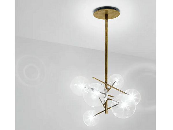 Kristallpendelleuchte dimmbar aus LED Gallotti&Radice Bolle Fabrik Gallotti & Radice aus Italien. Foto №3