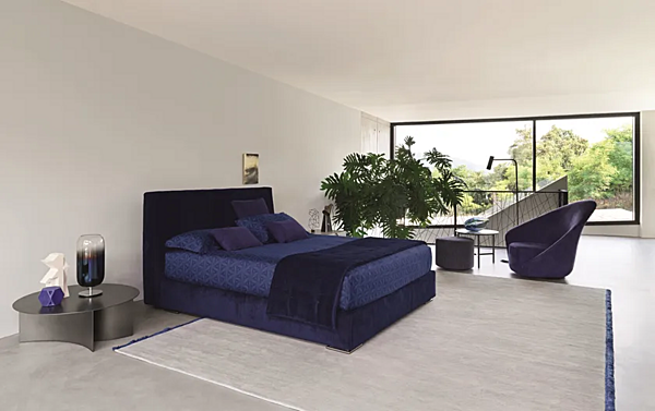 Doppelbett mit gepolsterter Rückenlehne Flou MyPlace Fabrik Flou aus Italien. Foto №8