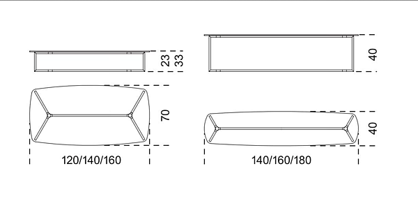 Rechteckiger Couchtisch aus Glas und Edelstahl Gallotti&Radice RAJ 6 Fabrik Gallotti & Radice aus Italien. Foto №4