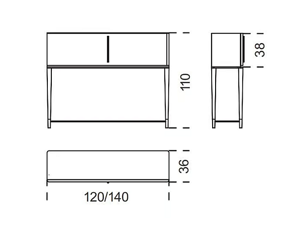 Holz Sekretärenschreibtisch Tama Gallotti Radice Fabrik Gallotti & Radice aus Italien. Foto №4