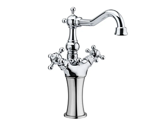 Hochschrank Waschbecken Mischbatterie aus Stahl Julia Gaia Mobili Fabrik GAIA aus Italien