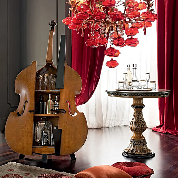 Barwagen aus Massivholz Modenese Luxury Interiors 12657 Fabrik MODENESE GASTONE aus Italien. Foto №2