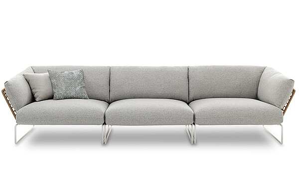 Zweisitzer Gartensofa aus Stoff mit abnehmbarem Bezug Saba New York Soleil Fabrik SABA aus Italien. Foto №1
