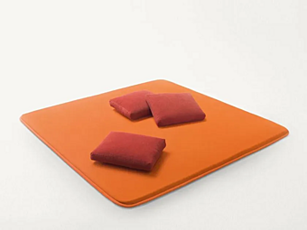 Gartenliege aus Polyester mit Rückenlehne PAOLA LENTI FLEX