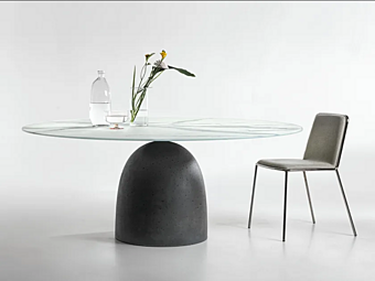 Runder Glastisch Janeiro XGlass LAGO