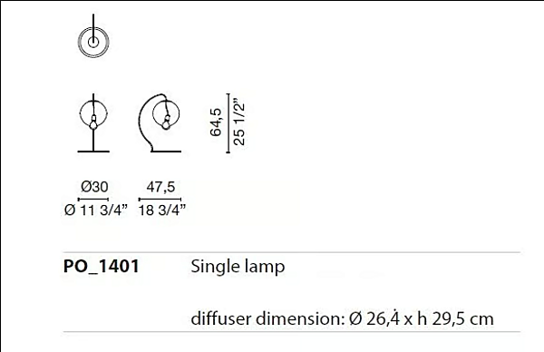 Tischlampe aus Glas mit Meltdown-Design Cappellini PO_1401 Fabrik Cappellini aus Italien. Foto №4