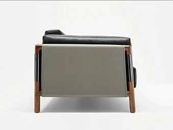 Lederarmchair mit Armlehnen GIORGETTI Urban 66500, 66501