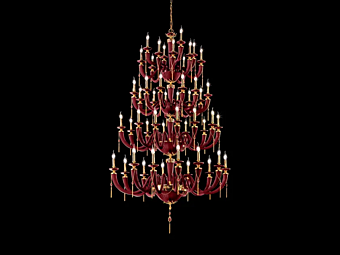 Kristalllüster mit Swarovski-Kristallen Julienne L45 Euroluce Lampadari