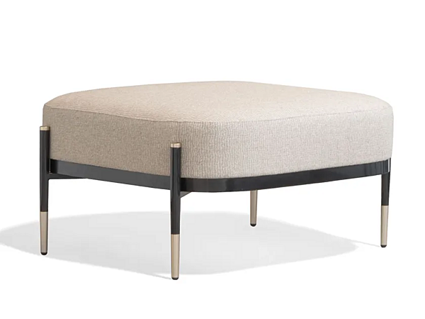 Quadratischer Stoffpouf Oxford Capital Collection OX.PF Fabrik Capital Collection aus Italien. Foto №1