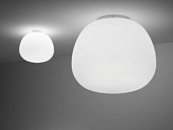 Glas-Deckenlampe Fabbian Lumi Mochi Glas-Deckenlampe Fabbian Lumi Mochi Fabrik Fabbian aus Italien