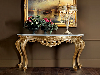 Konsolentisch aus massivem Holz Modenese Luxury Interiors 11606 Konsolentisch aus massivem Holz Modenese Luxury Interiors 11606 Fabrik MODENESE GASTONE aus Italien