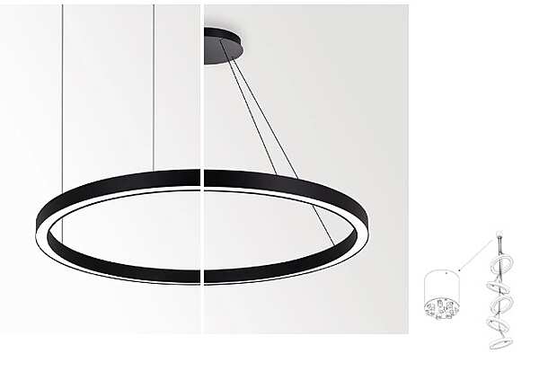 Leuchter DELTALIGHT SUPER-OH Fabrik DELTALIGHT aus Italien. Foto №1