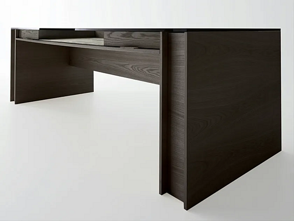 Schreibtisch aus Esche mit Schubladen Gallotti&Radice Milano Fabrik Gallotti & Radice aus Italien. Foto №1
