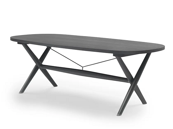 Ovaler Esstisch aus Holz Boma FLEXFORM 29786, 29787 Fabrik FLEXFORM aus Italien. Foto №1